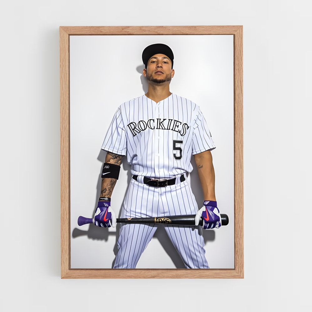Poster Carlos champion – affiche Baseball (vue 4)